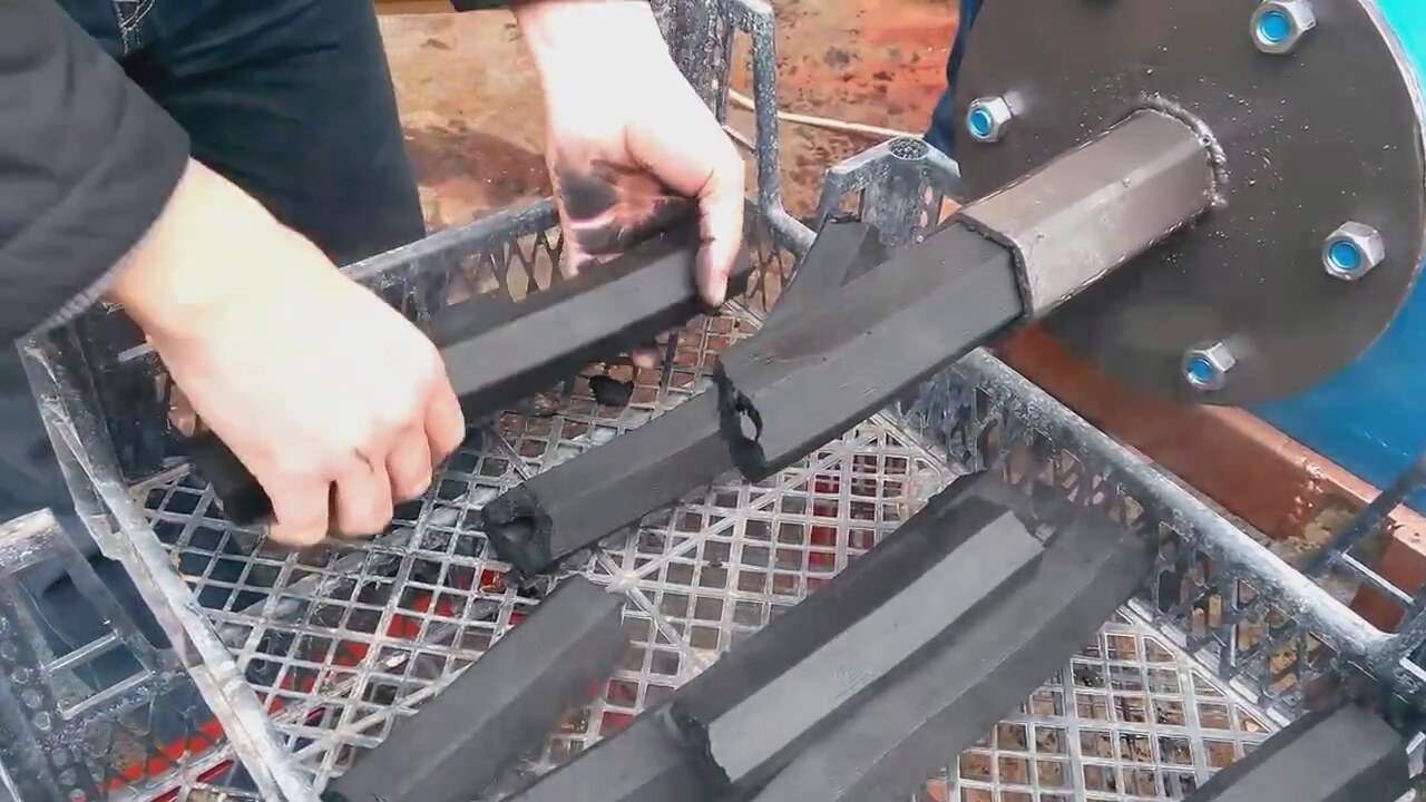 Odun kömürü makinası Video