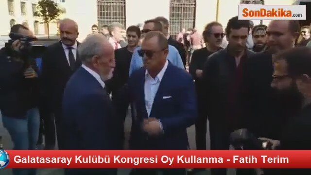 Galatasaray Kulübü Kongresi Oy Kullanma - Fatih Terim